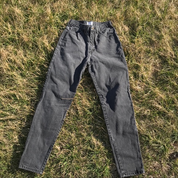 Sold🦋Vintage 90s Black Washed High Waist Mom Jean - Picture 2 of 5